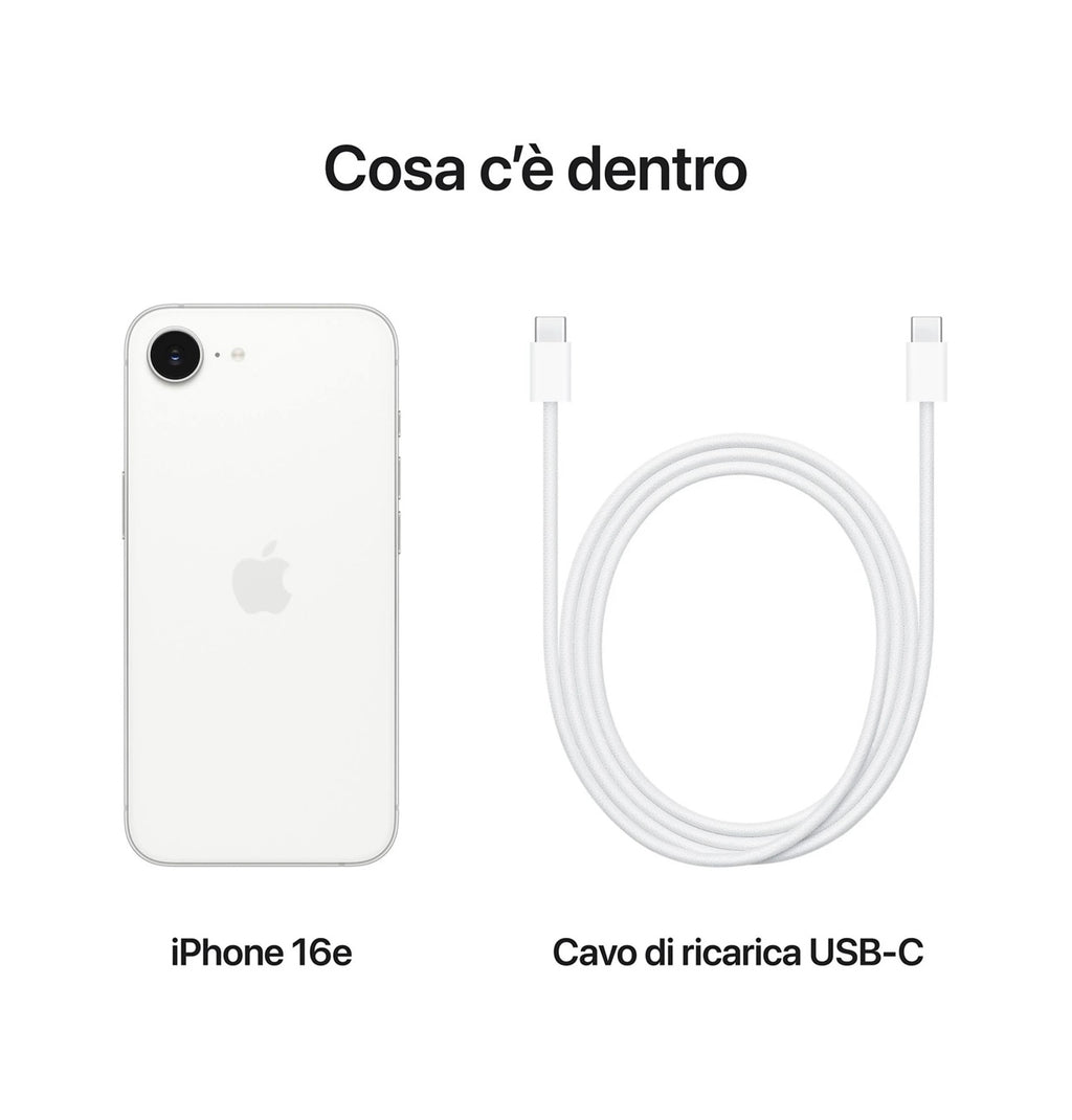 APPLE iPhone 16e 128GB bianco