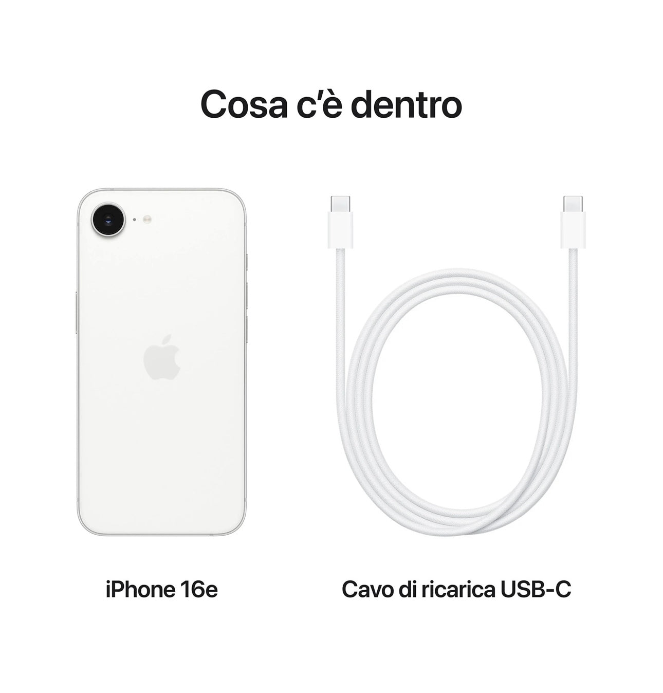 APPLE iPhone 16e 128GB bianco