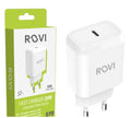 ROVI CaricaBatterie Da Rete ST860 20W USB-C Fast Charger Power Delivery | Bianco