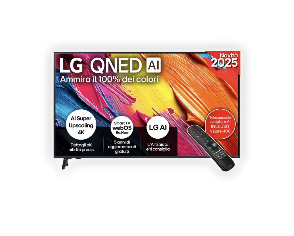 LG QNED AI 50QNED70A6A, Smart TV 50'', 4K, Dolby Digital