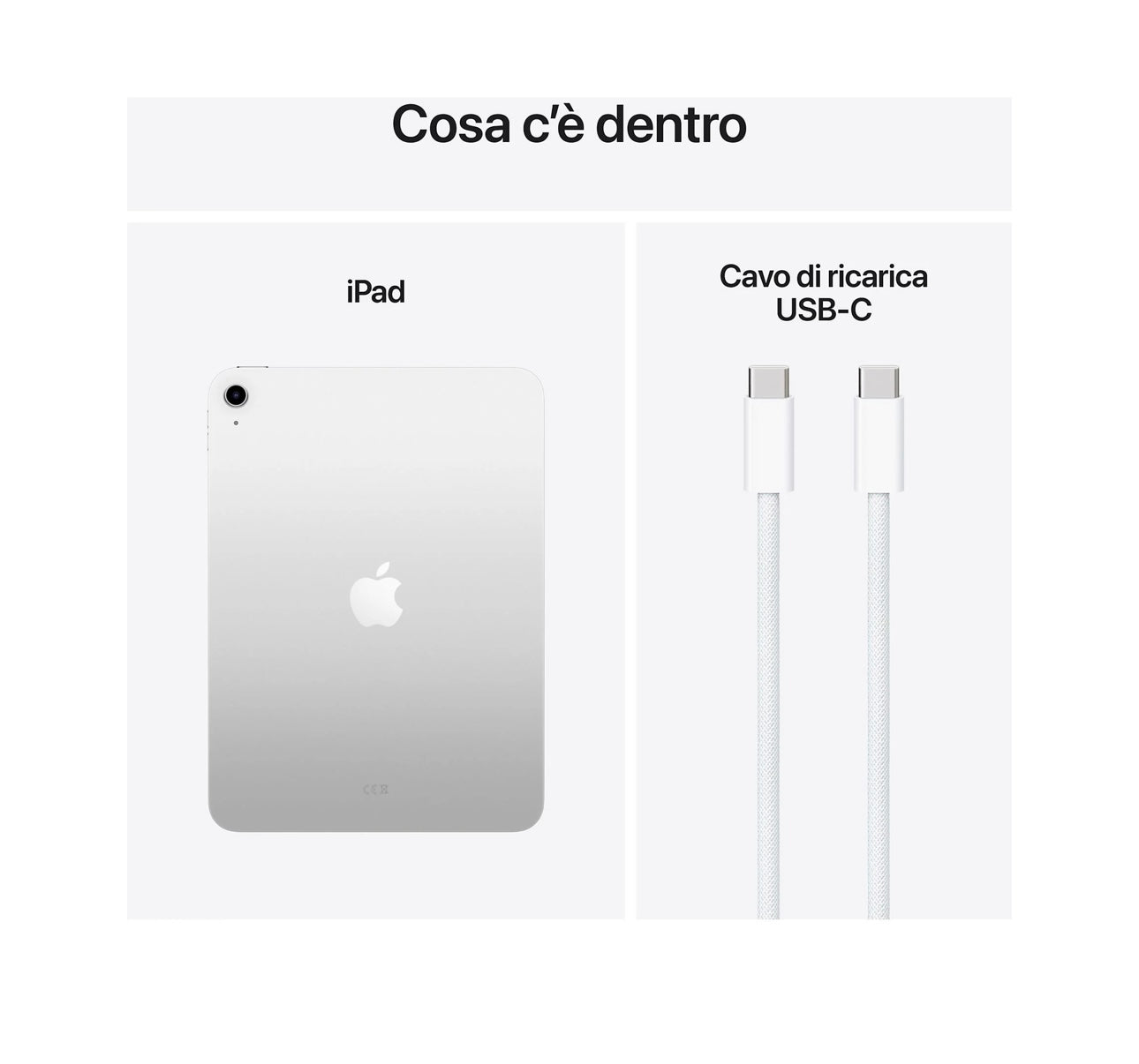 Apple iPad A16 11 2025 128GB WiFi ARGENTO