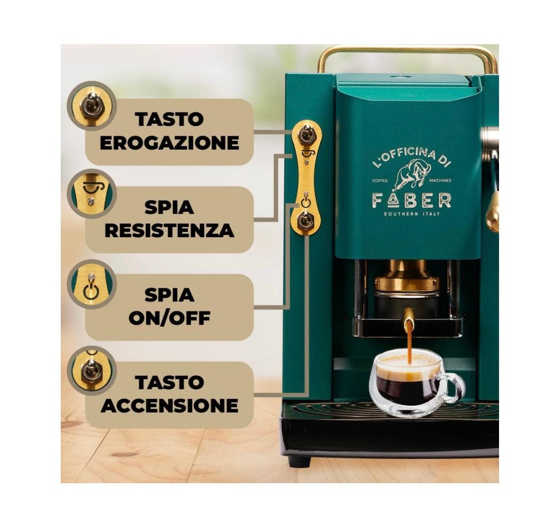 FABER COFFEE MACHINES British Green