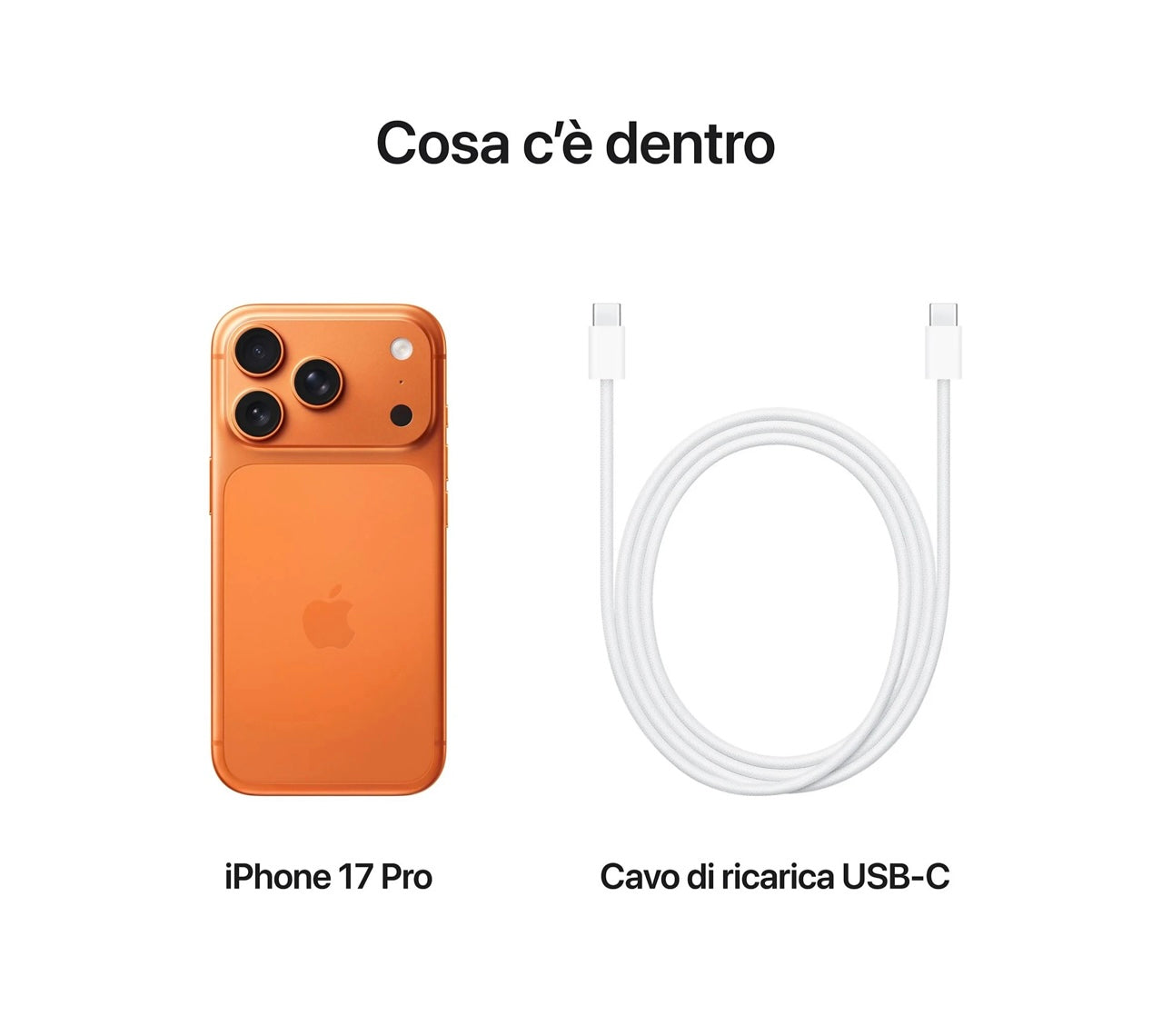 Apple iPhone 17 Pro 256 GB Arancione Cosmico