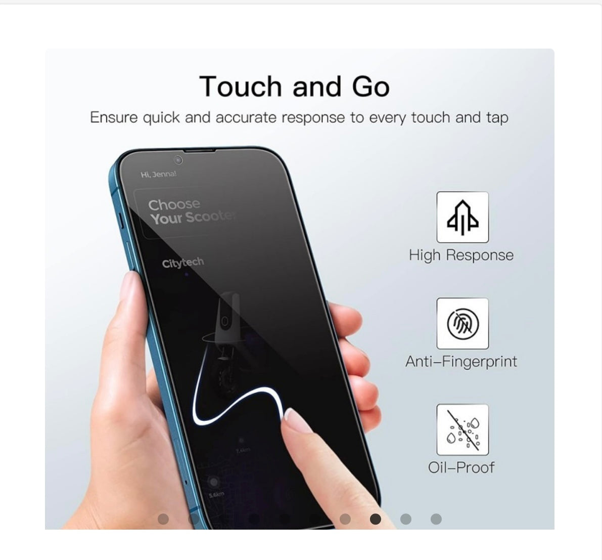 NCC Pellicola Privacy Per Apple IPhone 13 Pro Max |14 Plus In Ceramica Anti-Peeping Vetro Temperato Bordo Ad Arco Grande
