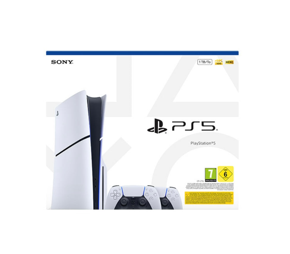 SONY Play Station 5 Disk 1TB White+2 Dualsense