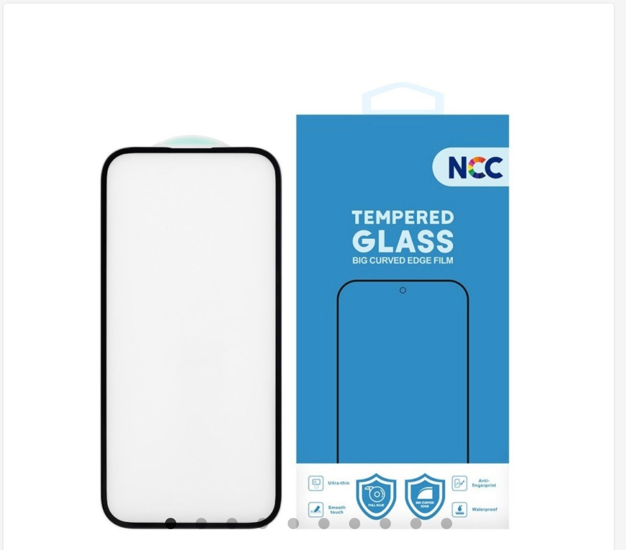 NCC Pellicola Privacy Per Apple IPhone 13 Pro Max |14 Plus In Ceramica Anti-Peeping Vetro Temperato Bordo Ad Arco Grande
