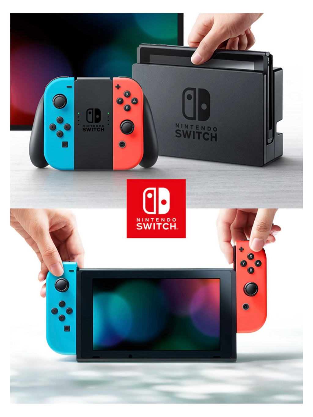 NINTENDO - Switch-Rosso/Blu