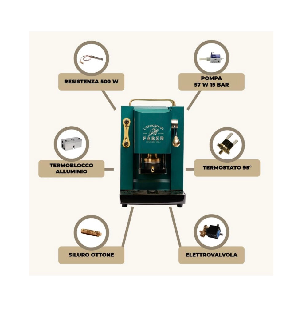 FABER COFFEE MACHINES British Green