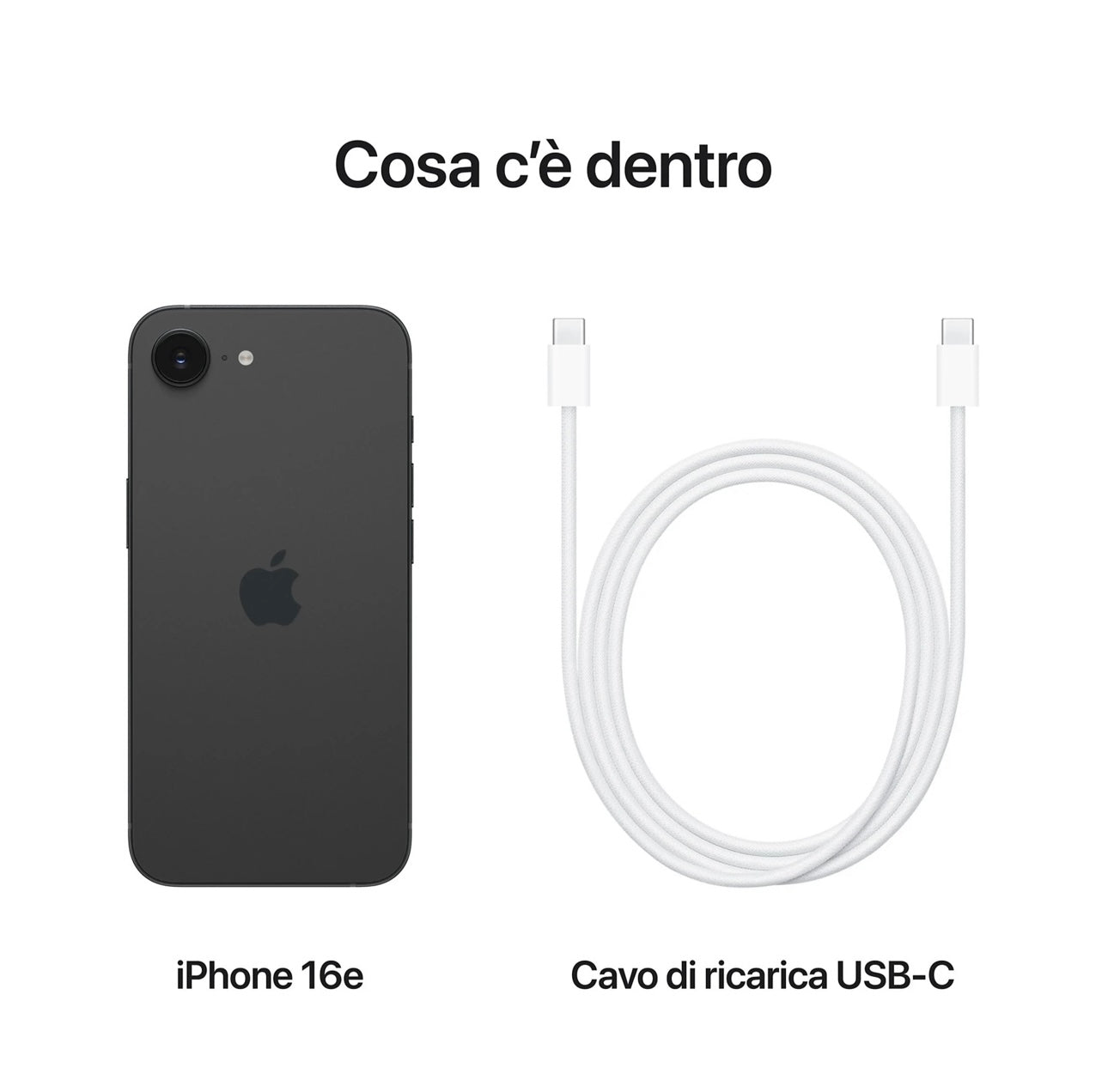 APPLE iPhone 16e 128GB Nero