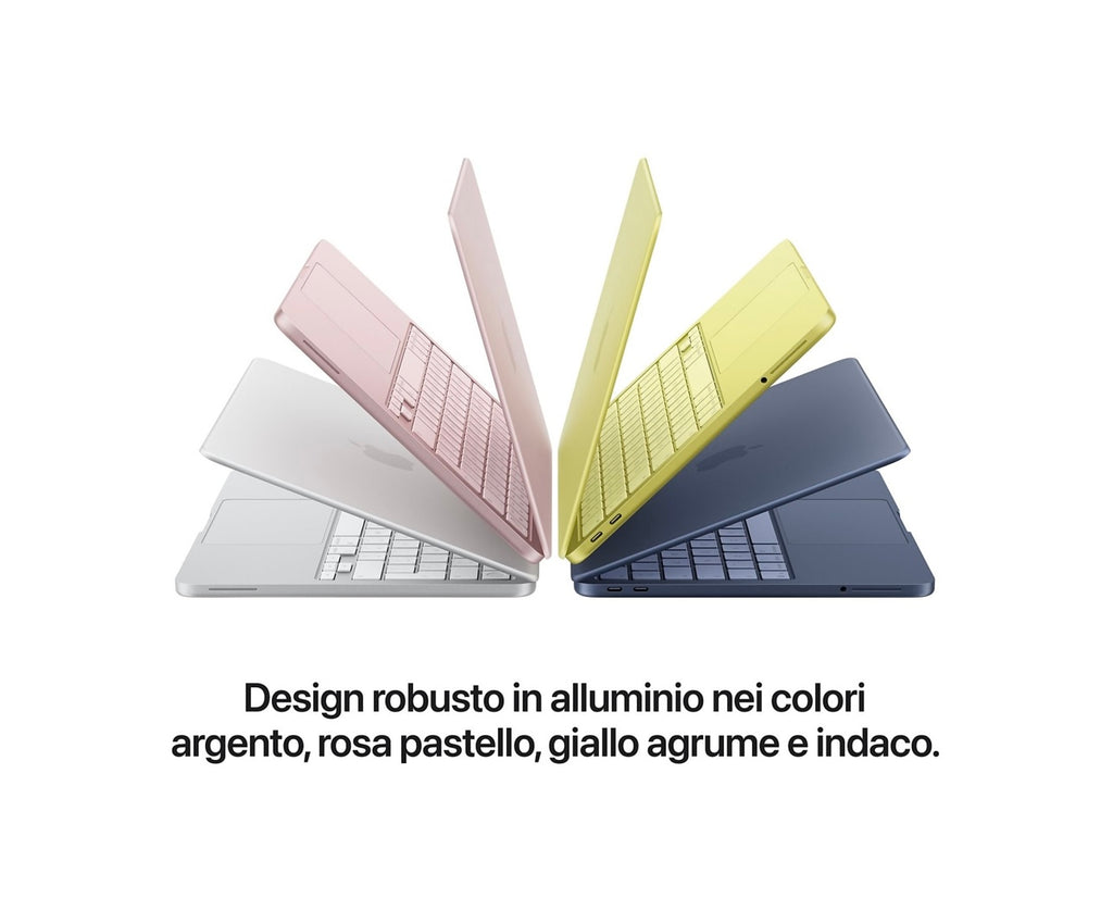 APPLE MacBook Neo 13'', Chip A18 Pro, 6 CPU 5 GPU, 8GB, 256GB, Magic Keyboard, Argento