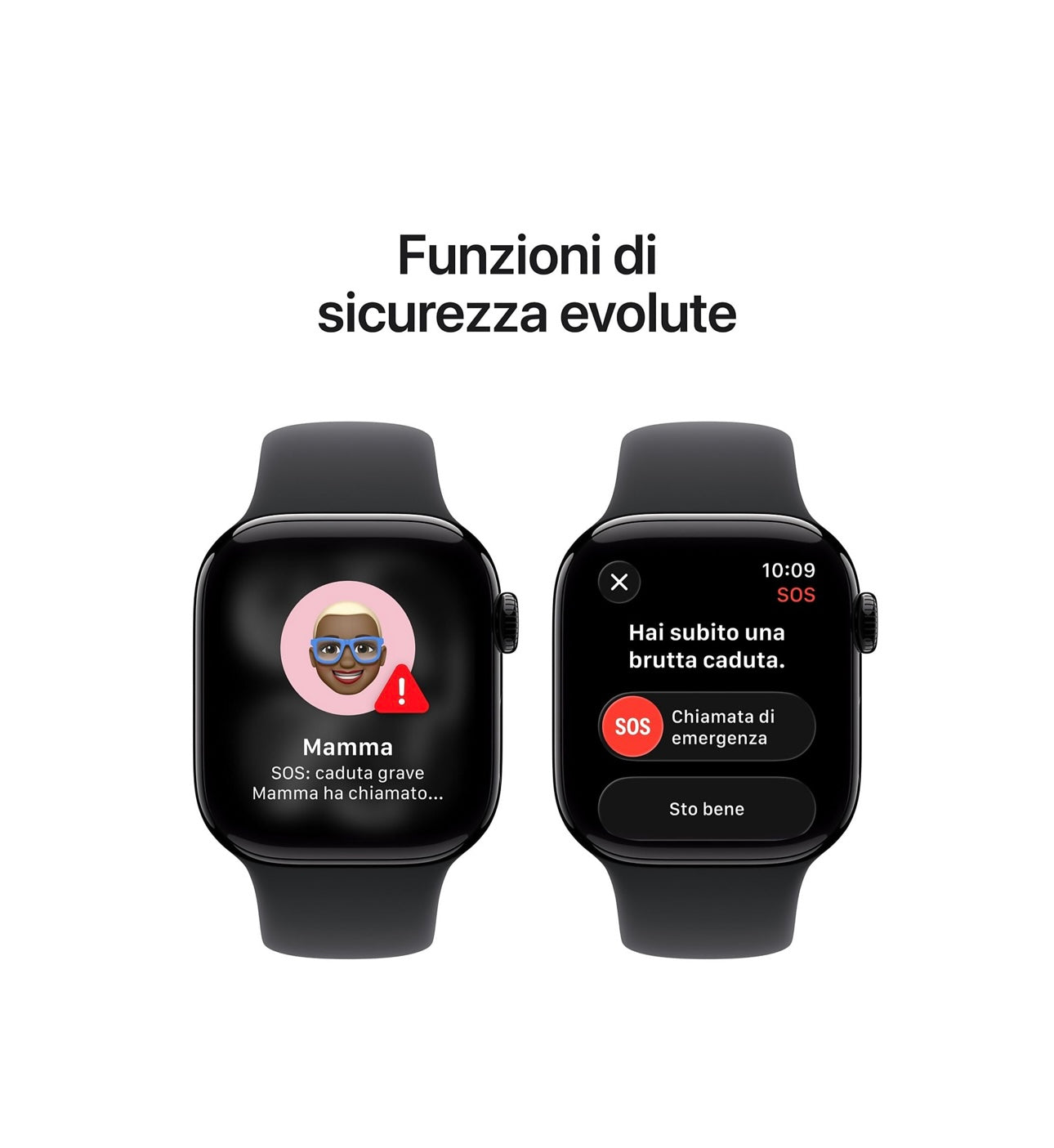 APPLE Watch Series 11 GPS, Cassa 42 mm in alluminio Jet Black con Cinturino Sport nero - S/M