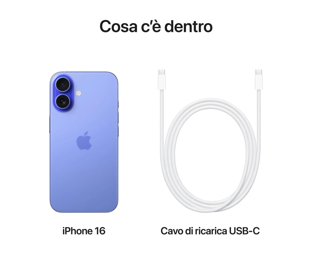 APPLE iPhone 16 128GB Blu Oltremare