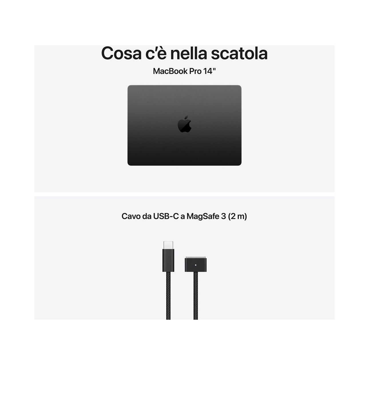 APPLE MacBook Pro 14'', Chip M5, 10 CPU 10 GPU, 16GB, 512GB, Nero Siderale