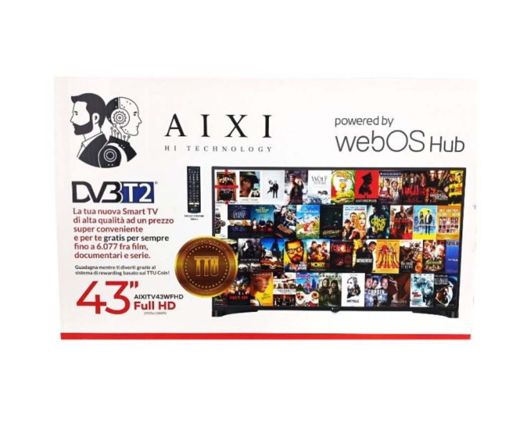 TV 43" FHD 4K SMART AIXITV43WFHD AIXI