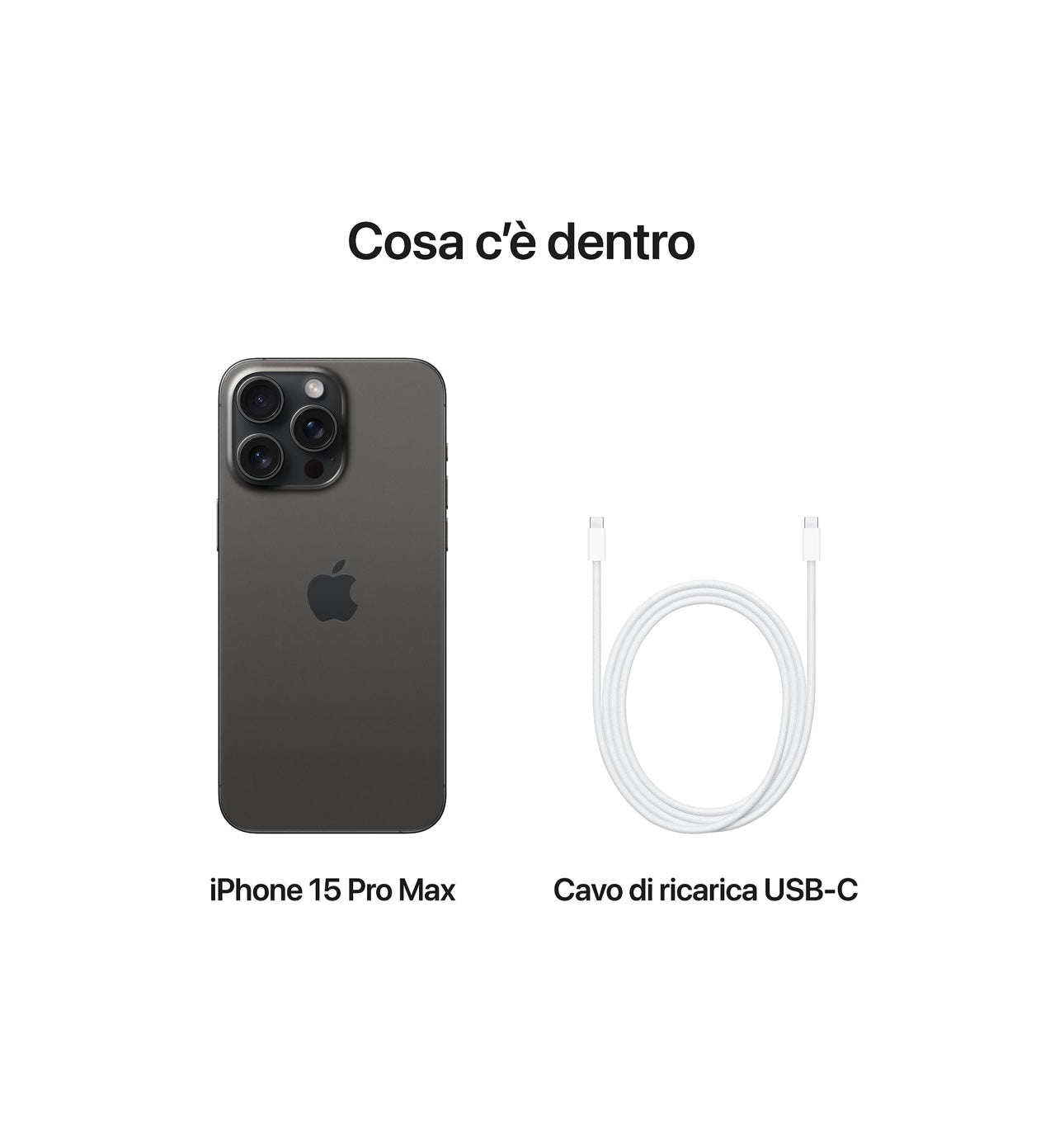 Apple iPhone 15 Pro Max 256 GB Titanio NERO RICONDIZIONATO