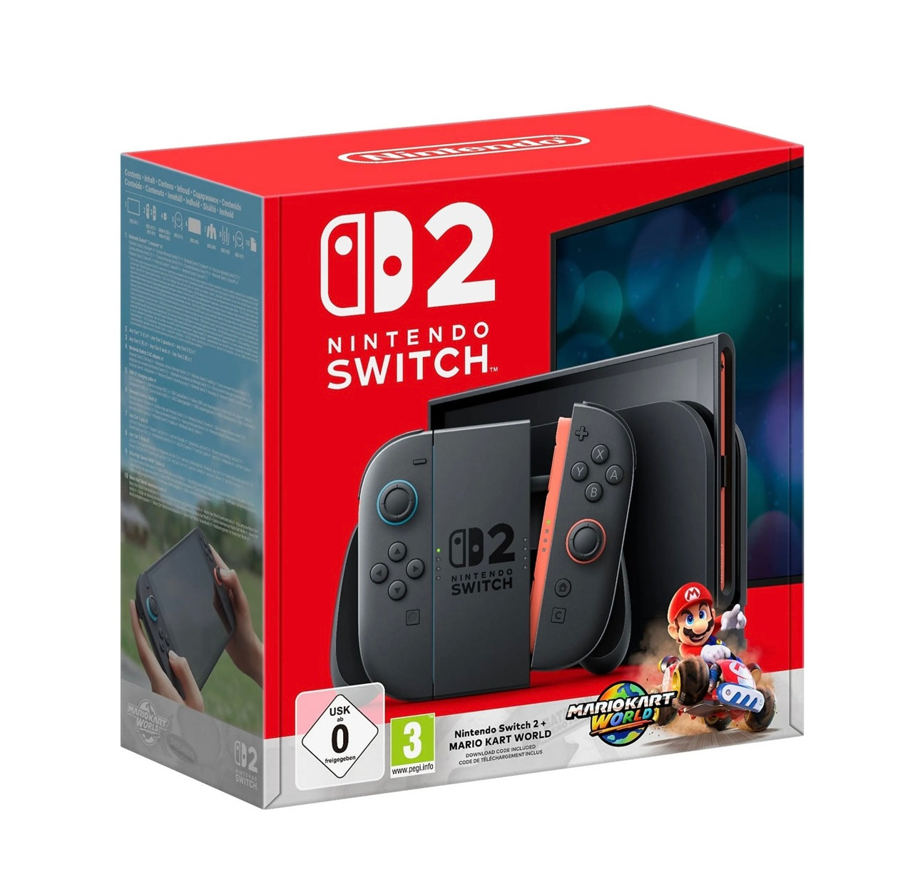 NINTENDO Switch 2+Mario Kart World, NERO
