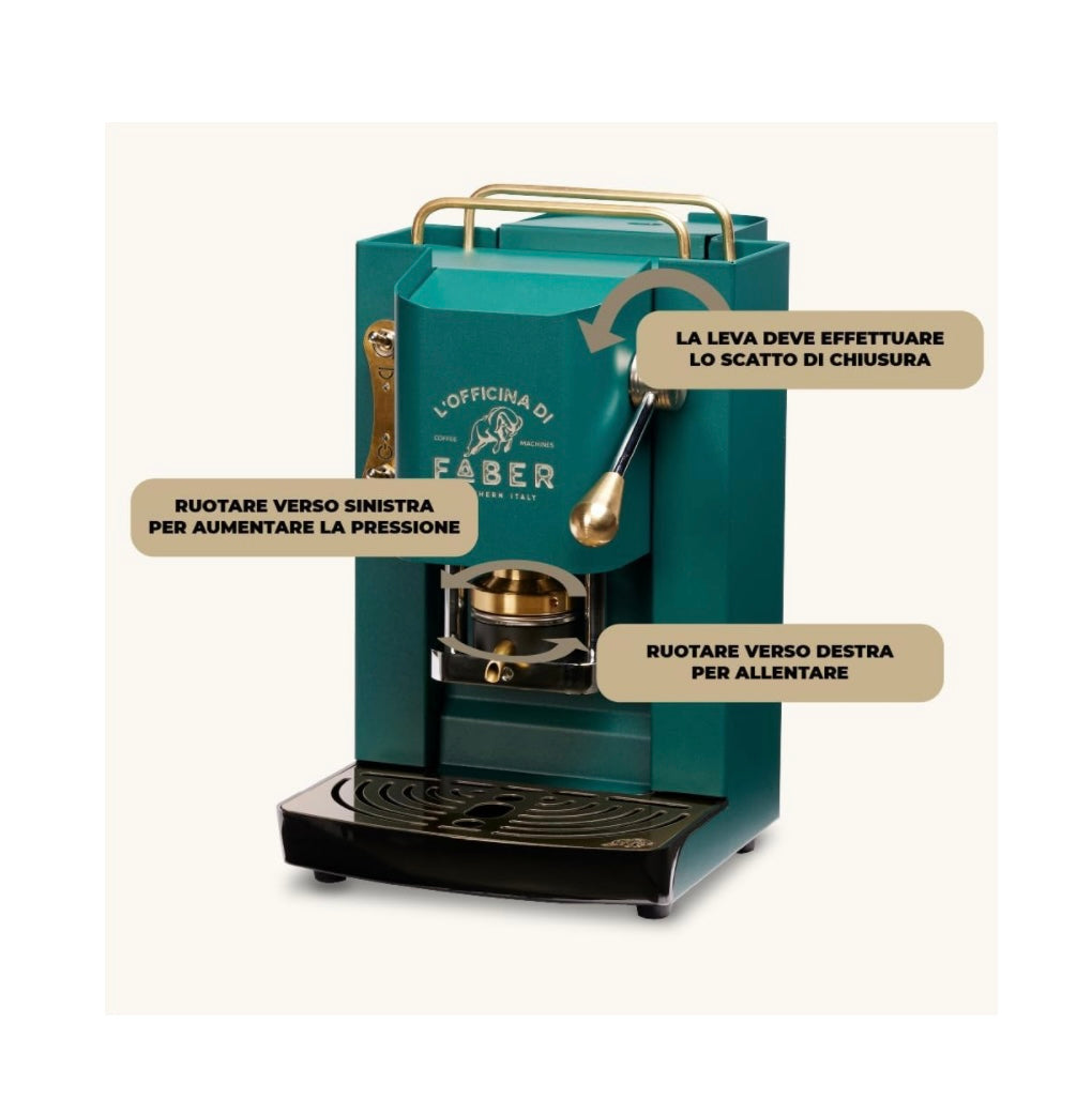 FABER COFFEE MACHINES British Green