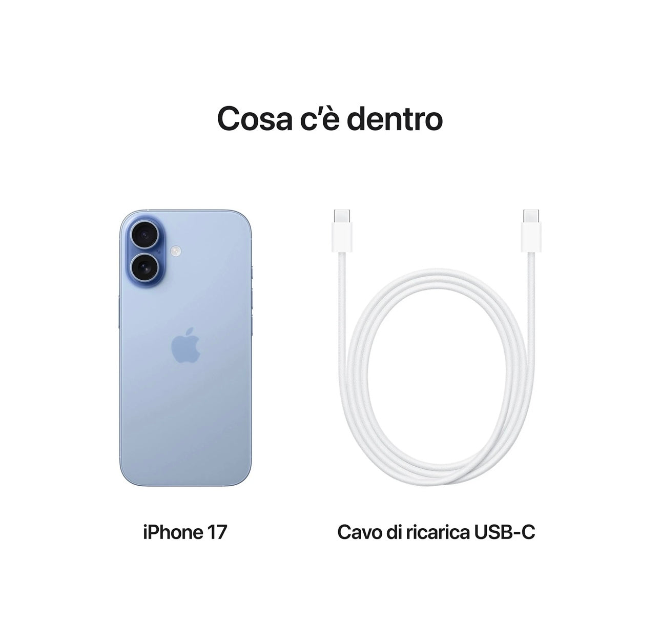 APPLE iPhone 17 256GB Azzurro nebbia