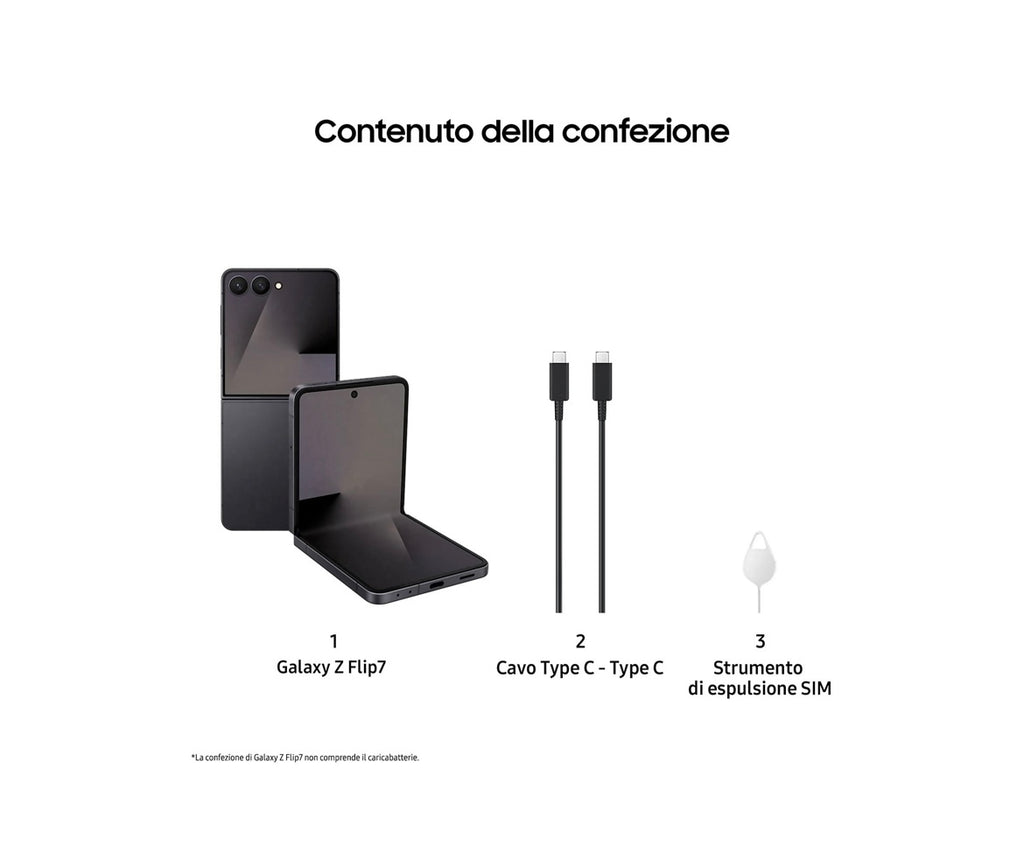 SAMSUNG Galaxy Z Flip7 256GB, Jetblack