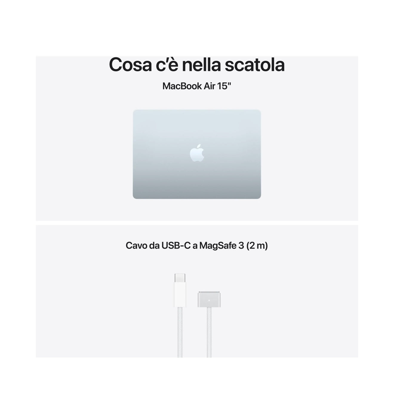 💻 Apple MacBook Air M5 15,3” – 16GB RAM / 512GB  – Sky (Celeste)