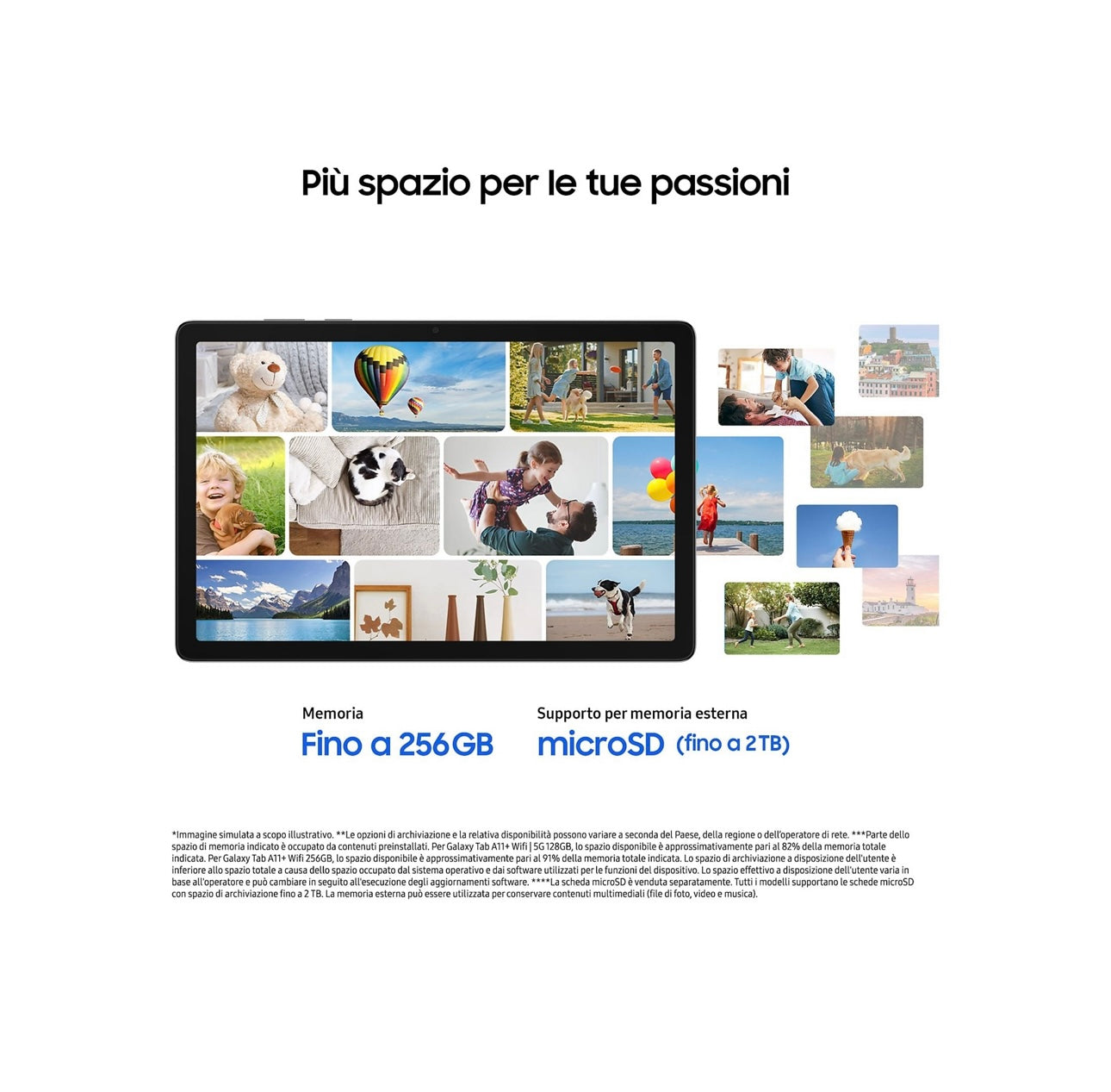 GALAXY TAB SAMSUNG A11+ 11" WIFI 6+128GB GRAY