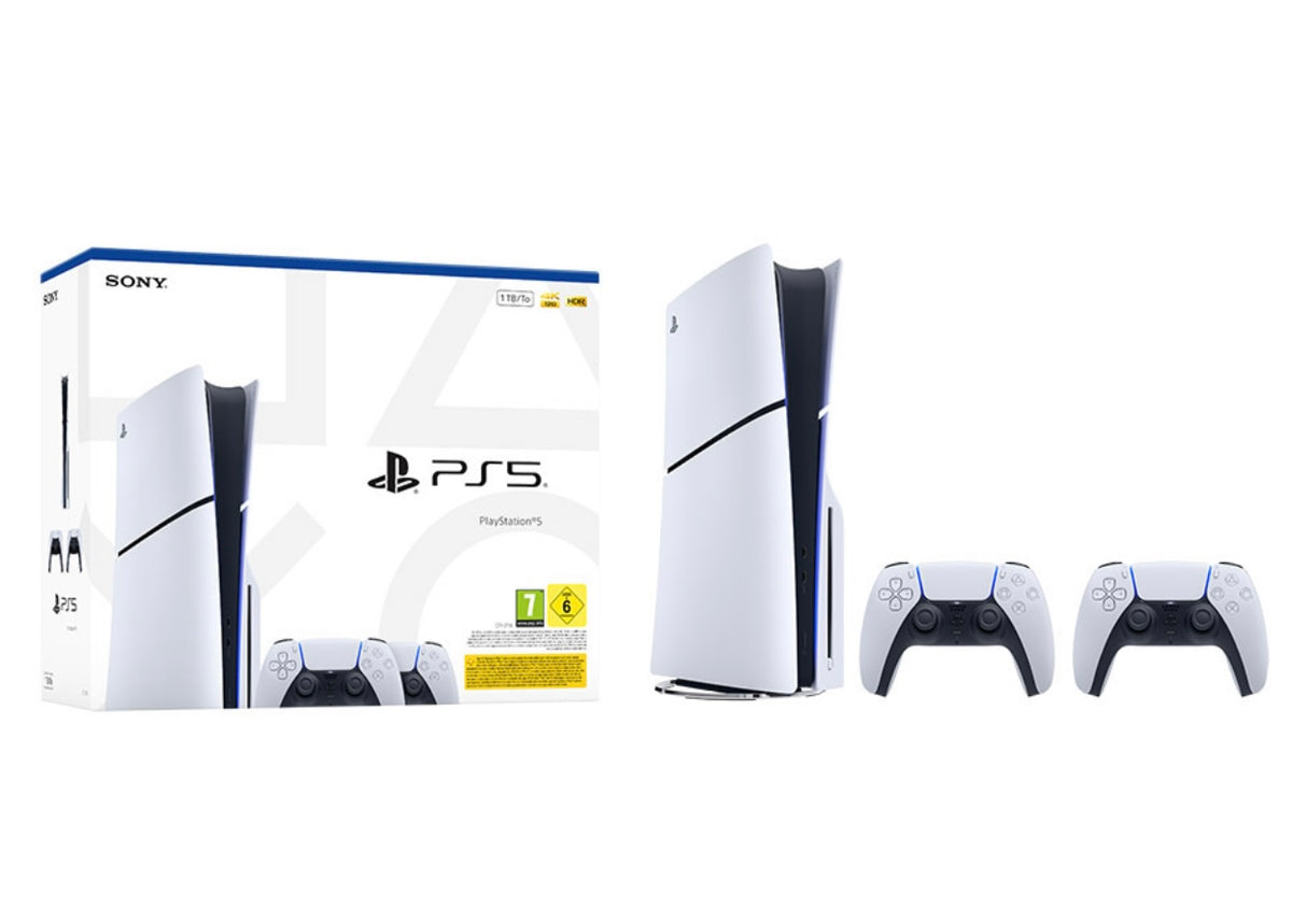SONY Play Station 5 Disk 1TB White+2 Dualsense
