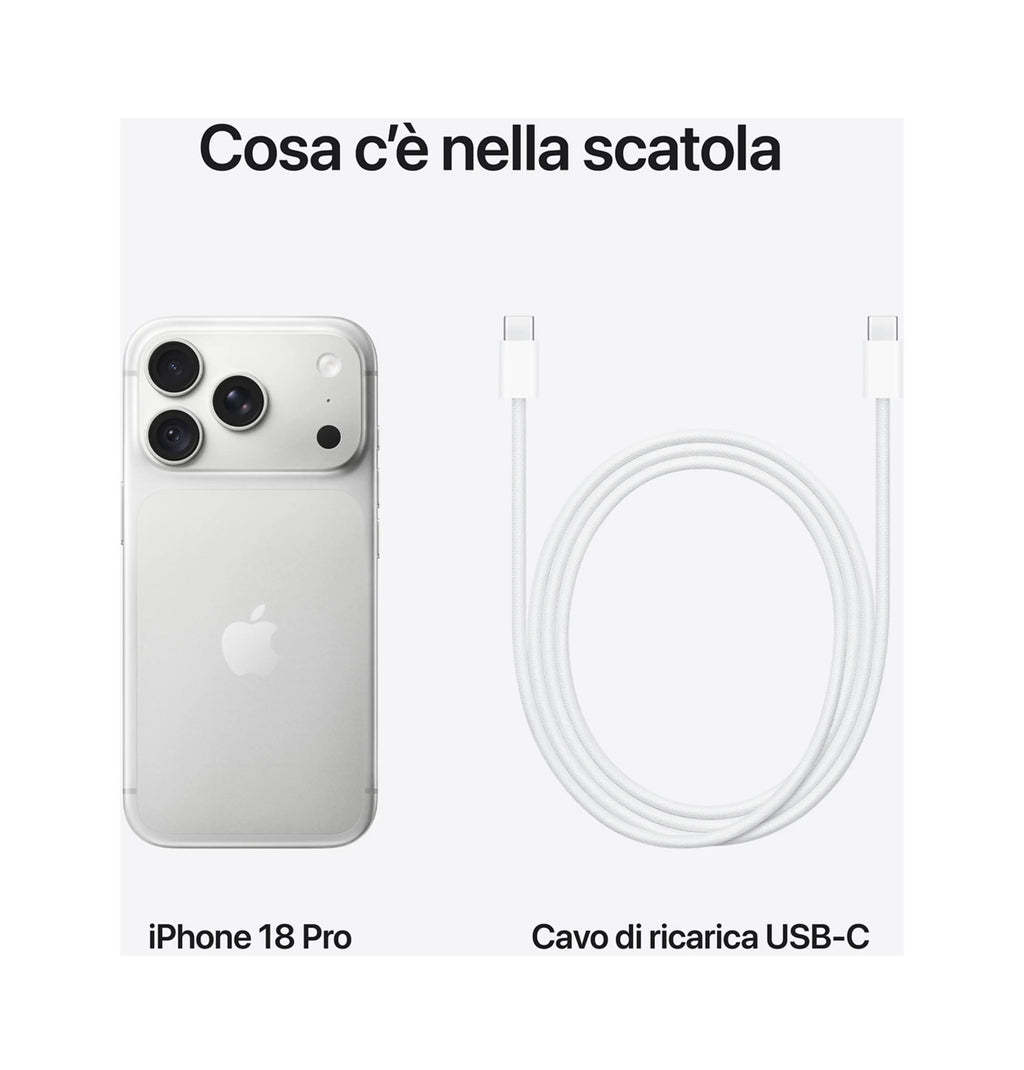 APPLE iPhone 18 Pro 256GB Argento